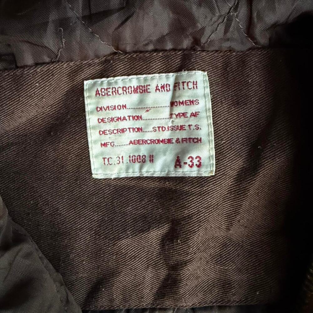 90s abercrombie fitch brown - Picture 3 of 5